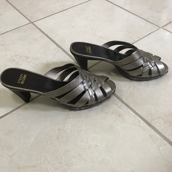 Brand New Silver, Gray Stuart Weitzman Shoes,!! - Picture 2 of 5